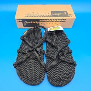 Gurkee's Men's Size 12 Barbados Rope Sandals New In Box Beach Flip Flops